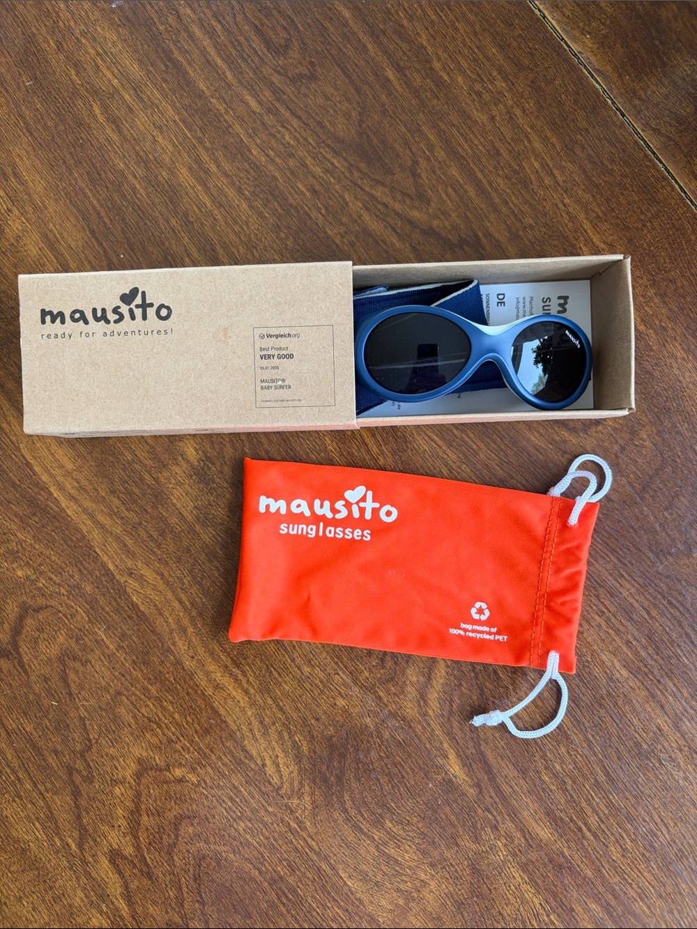 Mausito Kids Blue Adjustable Strap Sunglasses